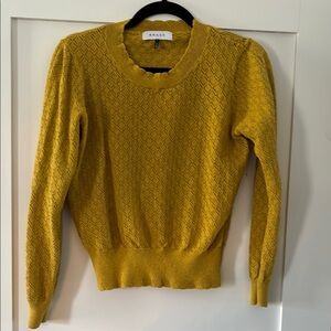Brass Pointelle Sweater medium